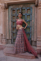 Pink City Treasure Lehenga Set