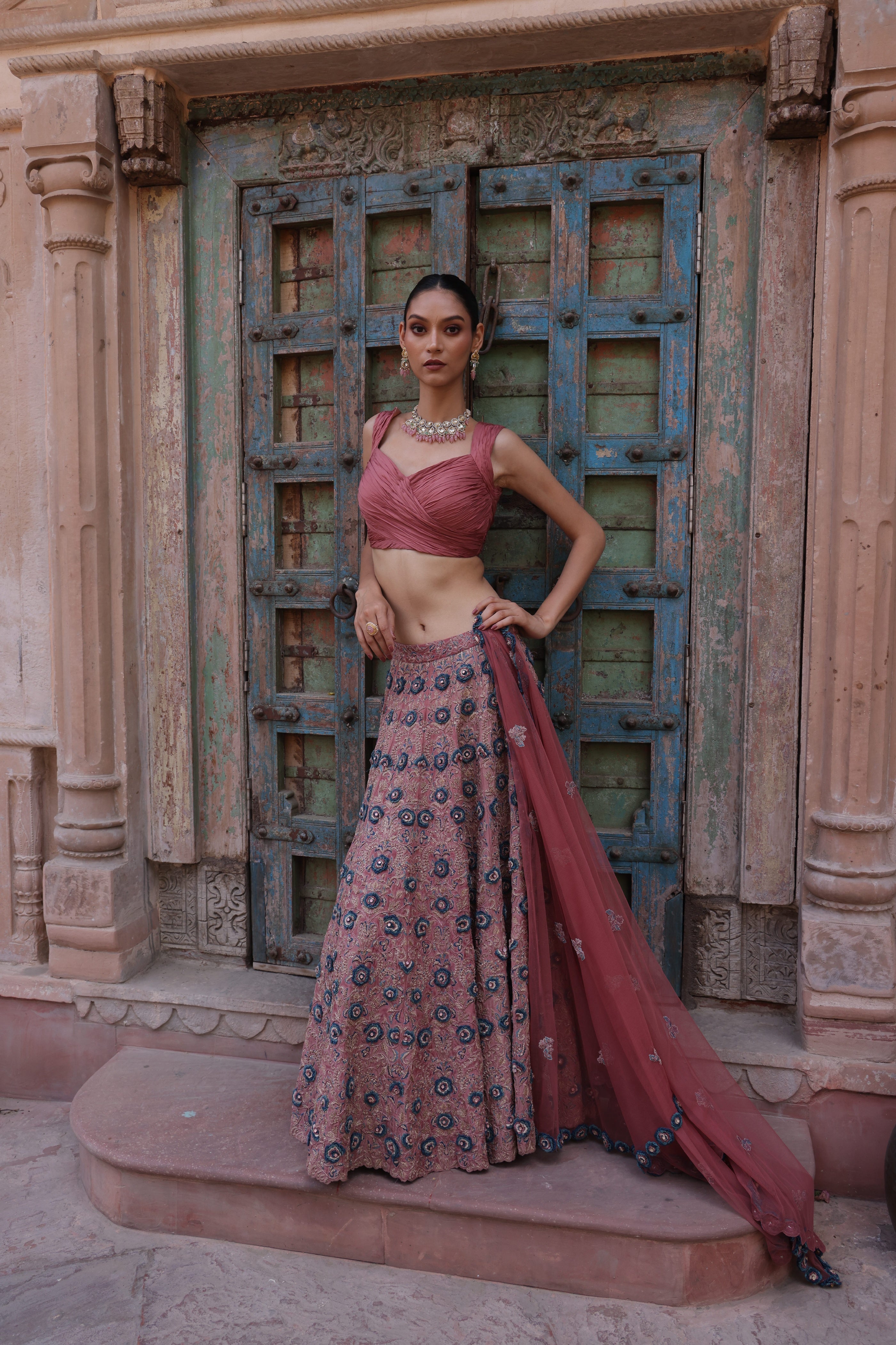 Pink City Treasure Lehenga Set