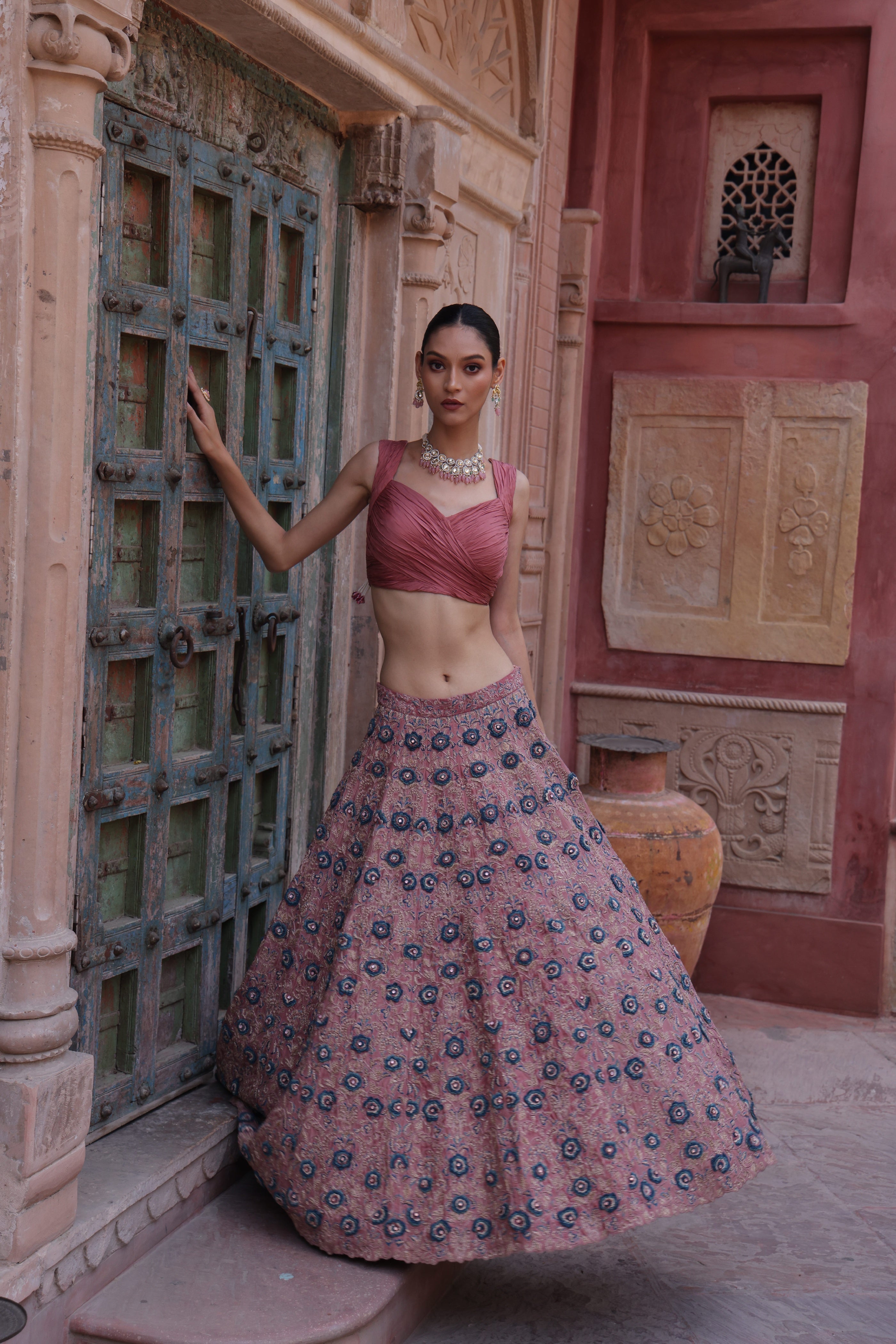 Pink City Treasure Lehenga Set