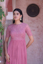 Jaipur Pink Petal Gown