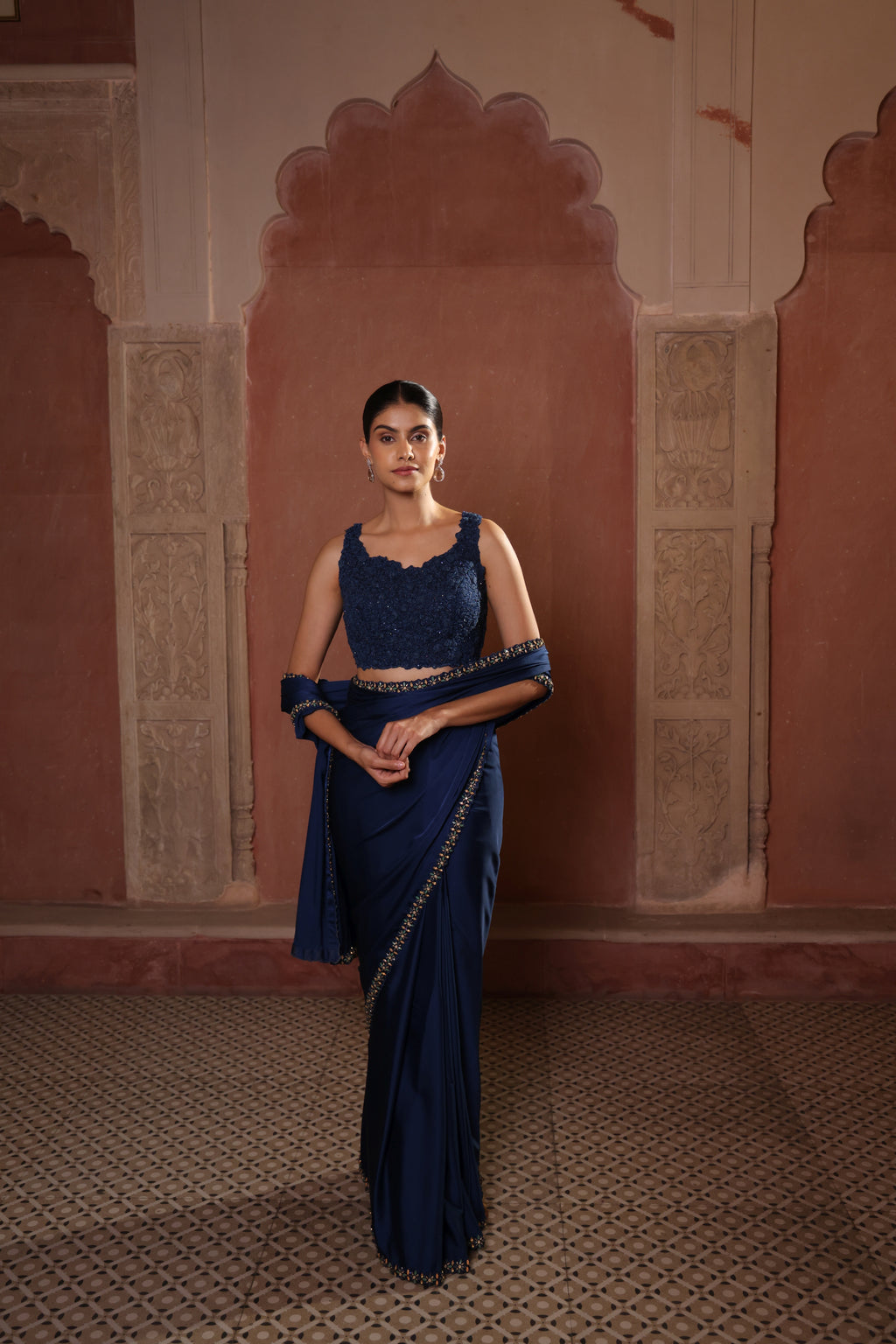 Rajputana Jewel Jubilee Saree Set