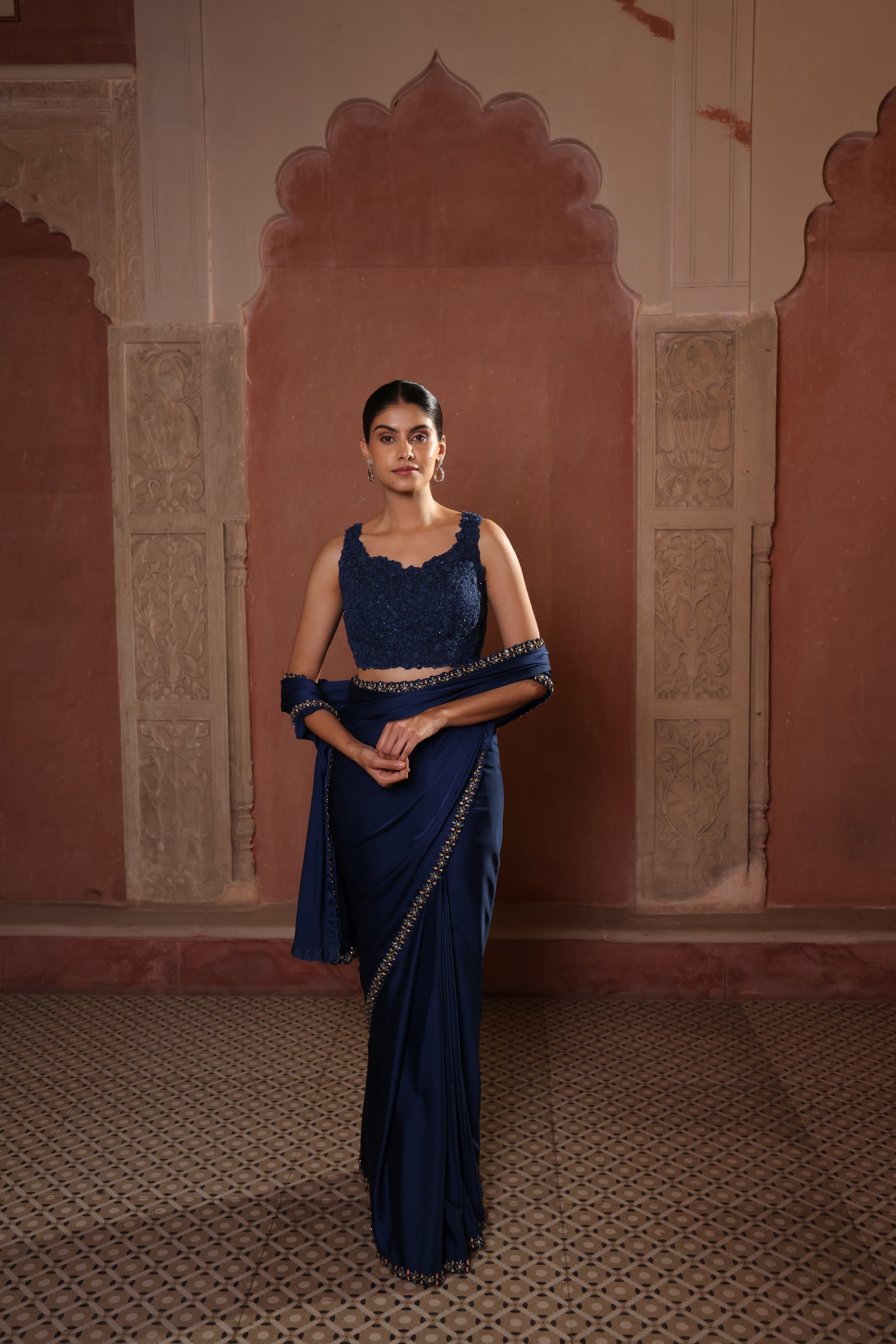 Rajputana Jewel Jubilee Saree Set