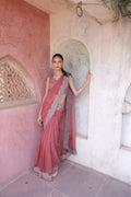 Rajasthani Rose Charm Saree