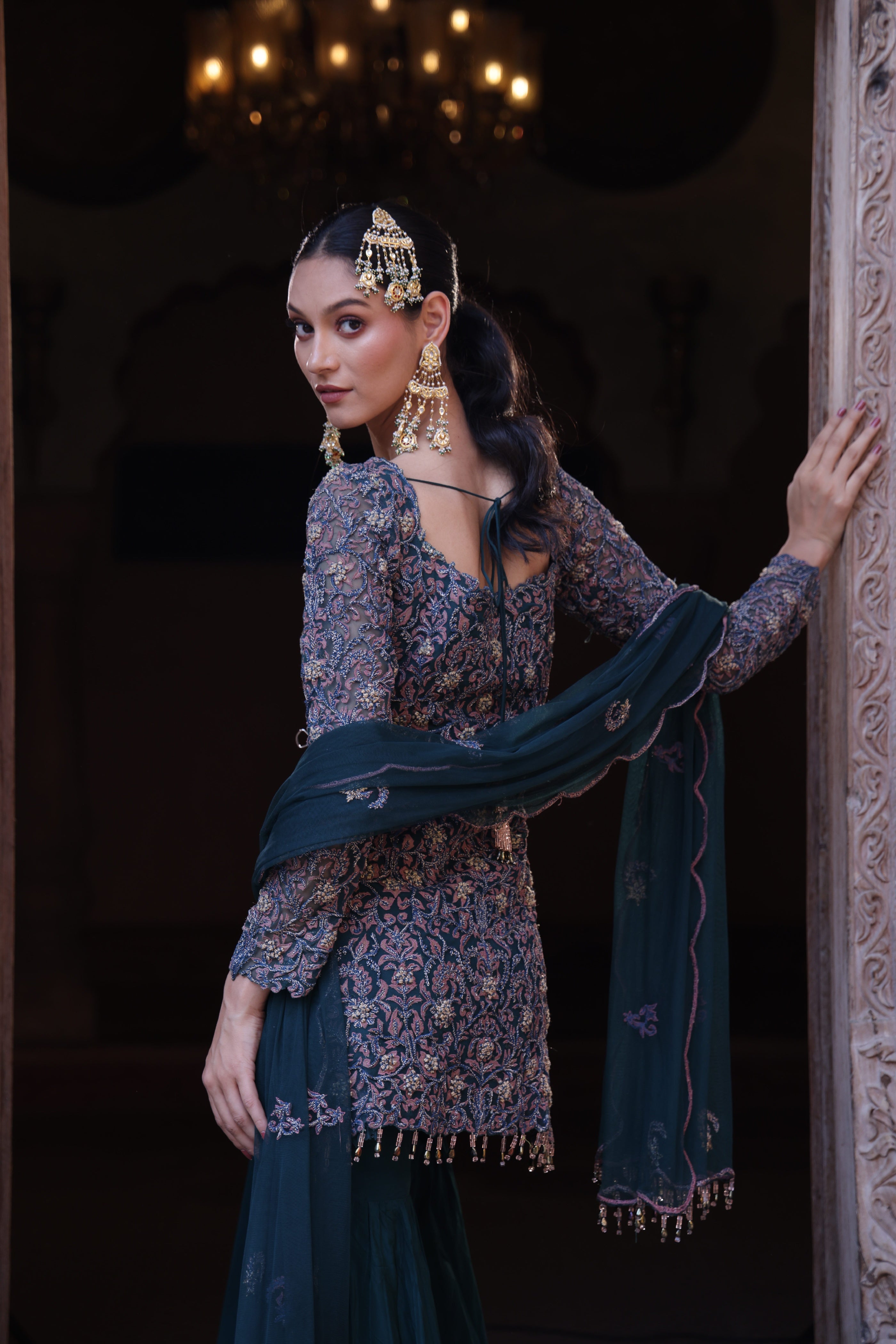 Royal Jaipur Blossom Sharara Set