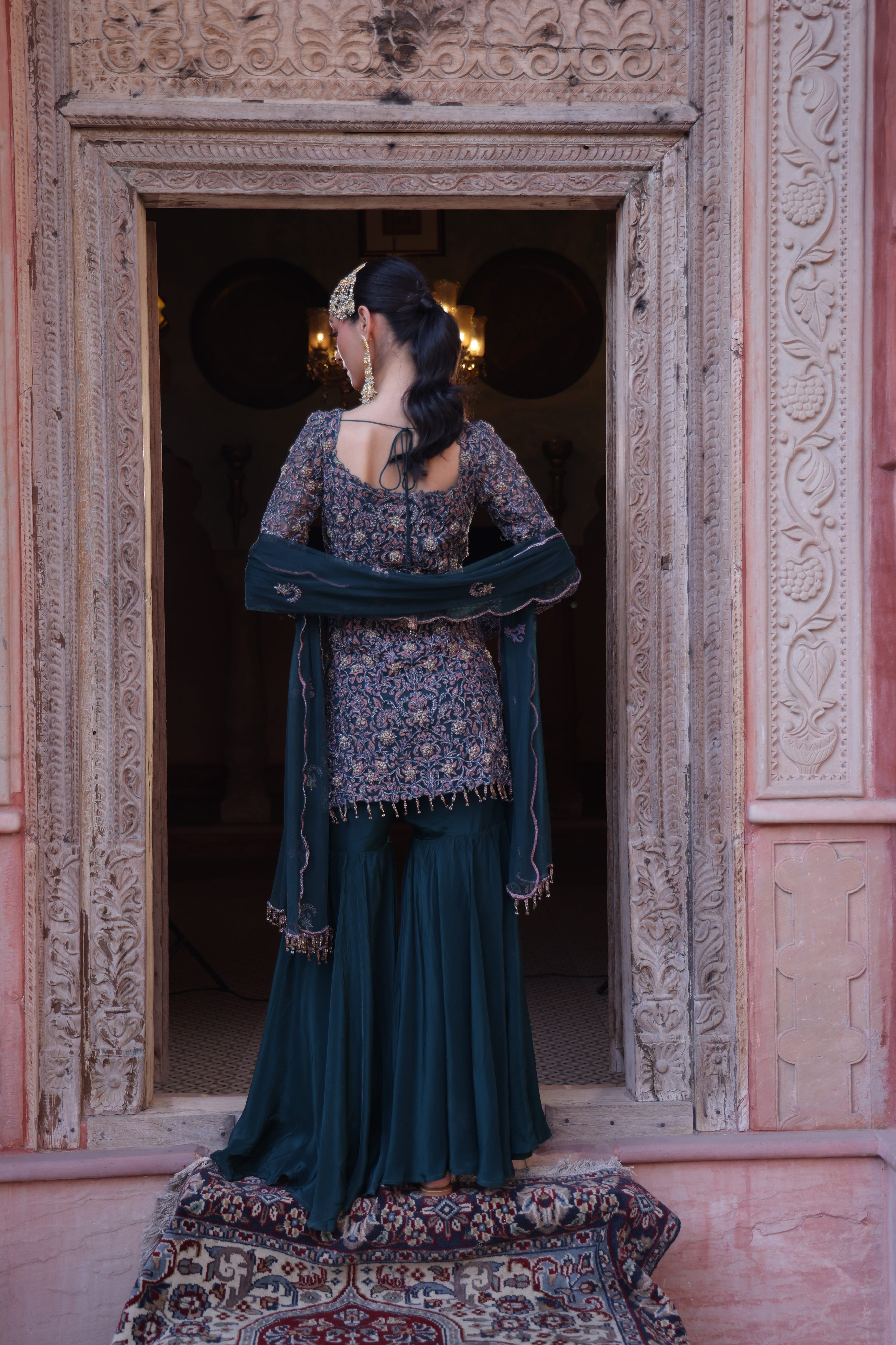 Royal Jaipur Blossom Sharara Set