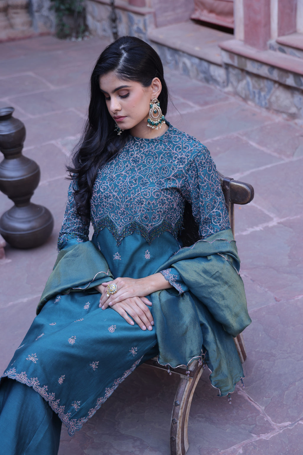 Regal Green Tassel Suit