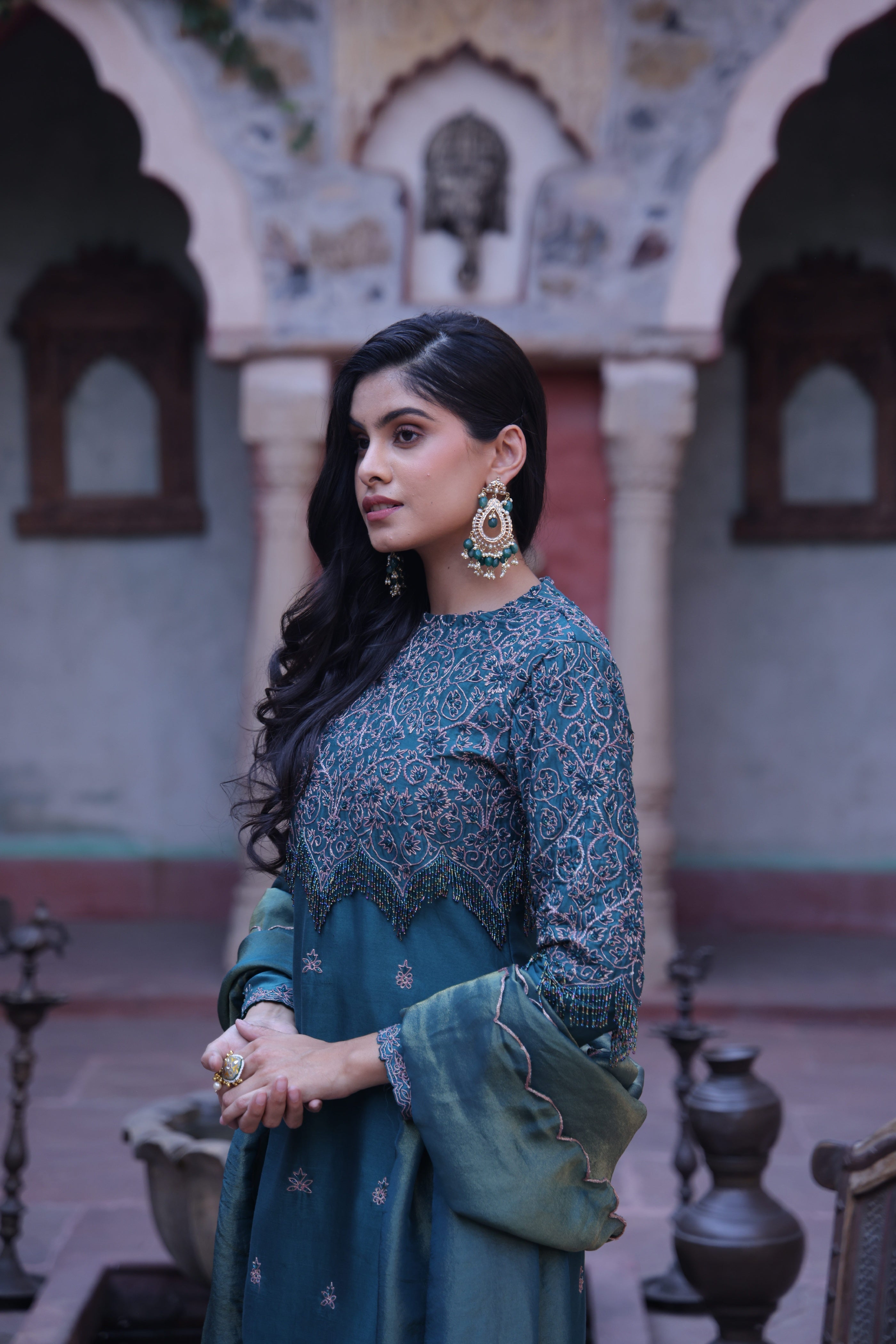 Regal Green Tassel Suit
