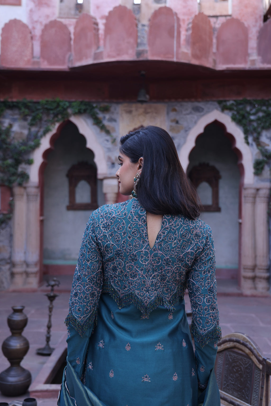 Regal Green Tassel Suit