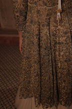 Rajputana Royalty Floral Finery Kalidaar Set