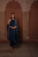 Jaipur Blue Halter Charm Suit