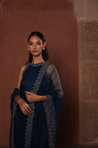 Jaipur Blue Halter Charm Suit