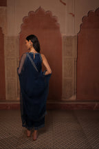 Jaipur Blue Halter Charm Suit