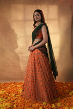 Marigold Mehfil A lehenga