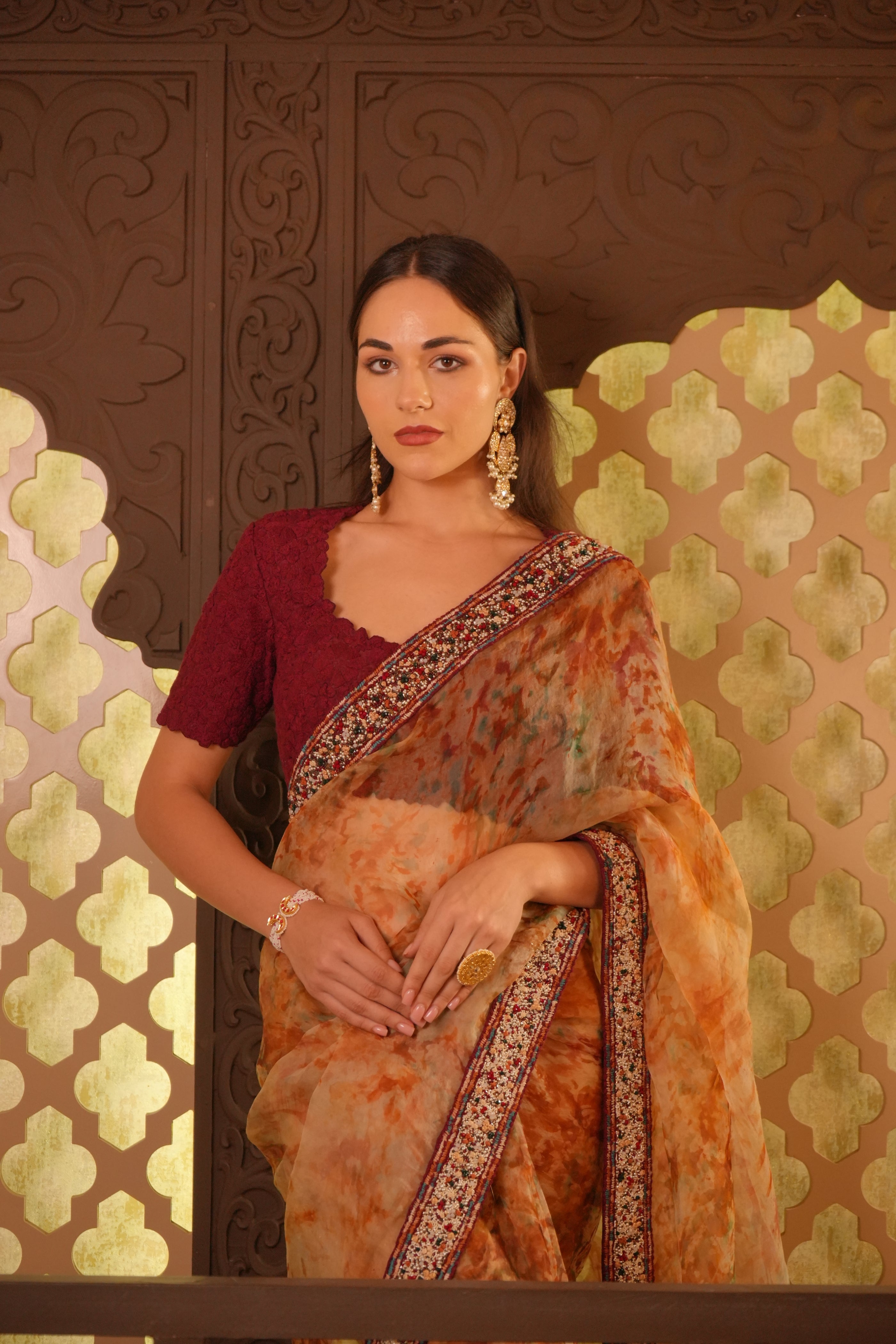 Gul-e-Rang Saree Set