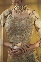 Eternal Gold A Dreamy Gold Lehenga Set