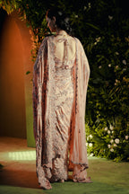 Eternal Blush A Delicately Hand Embroidered Saree Set
