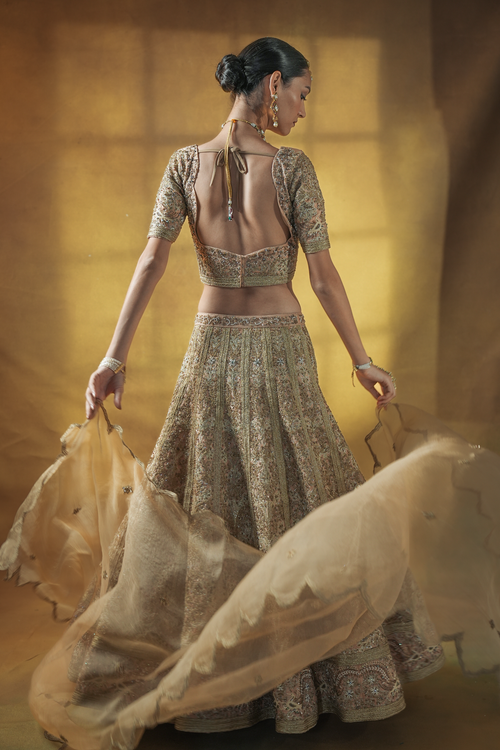 Eternal Gold A Dreamy Gold Lehenga Set