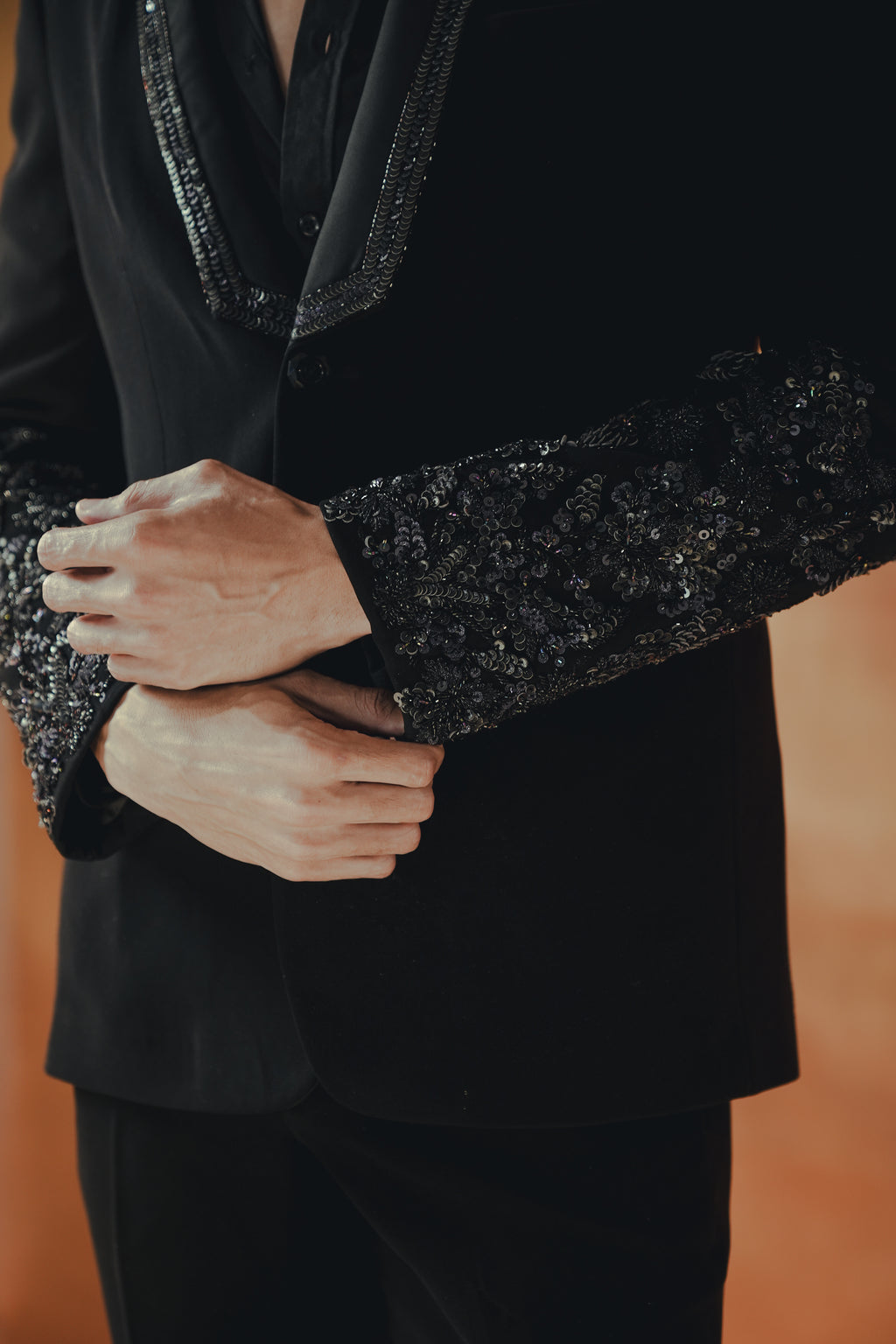 Noir Majesty A Timeless Black Tuxedo Set