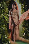 Zareen Sama A Soft Gold Sharara Set