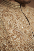 Regal Dawn An intricately Embroidered Groom Sherwani Set