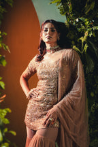 Zareen Sama A Soft Gold Sharara Set