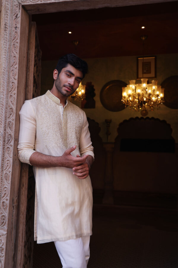 Jaipur Ivory Elegance Kurta