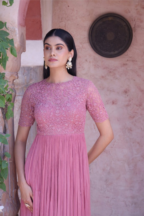 Jaipur Pink Petal Gown