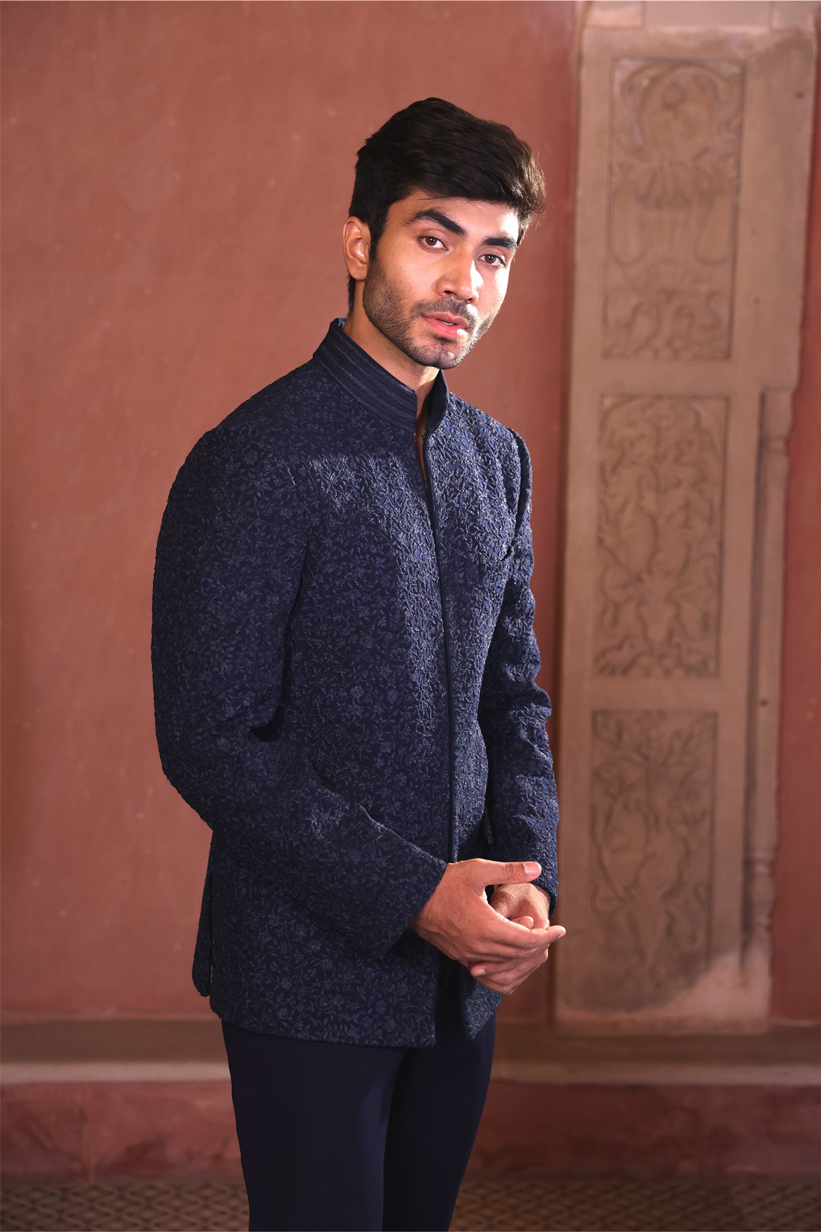 Regal Rajput Heavy Embroidered Bandhgala